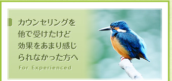 カウンセリングを他で受けたけど効果をあまり感じられなかった方へ